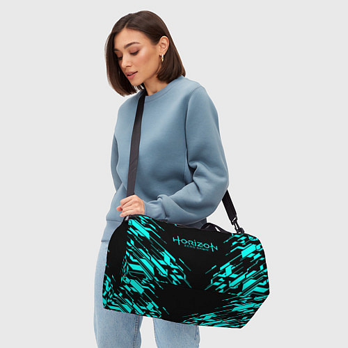 Спортивная сумка HORIZON ZERO DAWN NEON / 3D-принт – фото 4