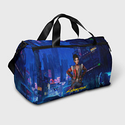 Спортивная сумка Panam Панам Cyberpunk2077
