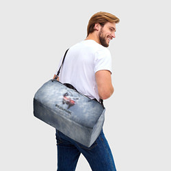 Сумки спортивные Волк на снегу Ведьмак 4, цвет: 3D-принт — фото 2