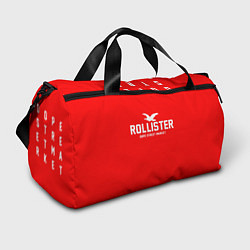 Сумки спортивные Узор Red Rollister Dope Street Market, цвет: 3D-принт