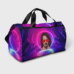 Сумки спортивные Джонни Киберпанк2077 Cyberpunk2077, цвет: 3D-принт