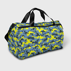 Спортивная сумка Камуфляж Жёлто-Голубой