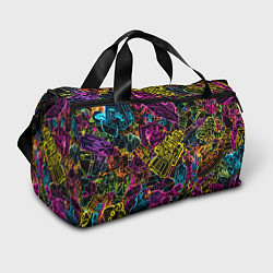 Спортивная сумка Cyber space pattern Fashion 3022