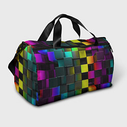 Спортивная сумка Colored Geometric 3D pattern