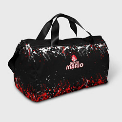 Спортивная сумка Super mario брызги красок