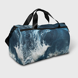 Спортивная сумка Texture of dark waves