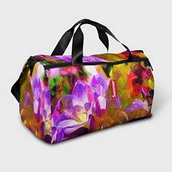 Спортивная сумка Красочный цветочный узор Лето Colorful Floral Patt