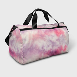 Спортивная сумка Абстракция розовое небо