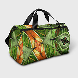 Спортивная сумка Растительный абстрактный фрактальный паттерн Veget