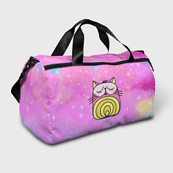 Спортивная сумка Абстрактный круглый котик