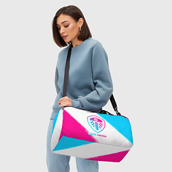 Сумки спортивные Leeds United Neon Gradient, цвет: 3D-принт — фото 2