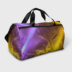 Спортивная сумка Неоновые фонари на шёлковой поверхности - Фиолетов