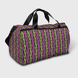 Спортивная сумка Striped multicolored pattern Сердце