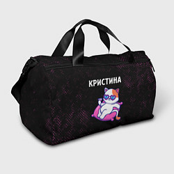 Спортивная сумка Кристина КОШЕЧКА Потертости