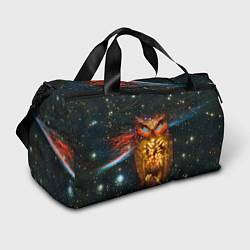 Спортивная сумка Космический взгляд совы