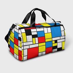 Спортивная сумка Texture of squares rectangles