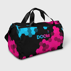Сумки спортивные Doom Neon Gradient, цвет: 3D-принт