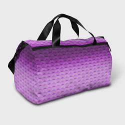 Сумки спортивные Фиолетово-розовый геометрический узор Градиент, цвет: 3D-принт