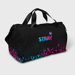 Спортивная сумка Stray - neon gradient logo