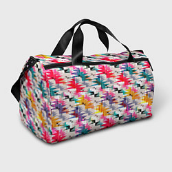 Спортивная сумка Многоцветный абстрактный геометрический