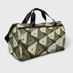 Спортивная сумка 3D иллюзия-пирамиды