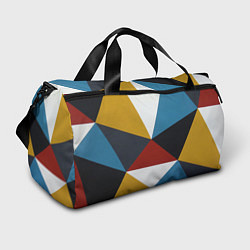 Спортивная сумка Абстрактный набор разноцветных геометрических фигу