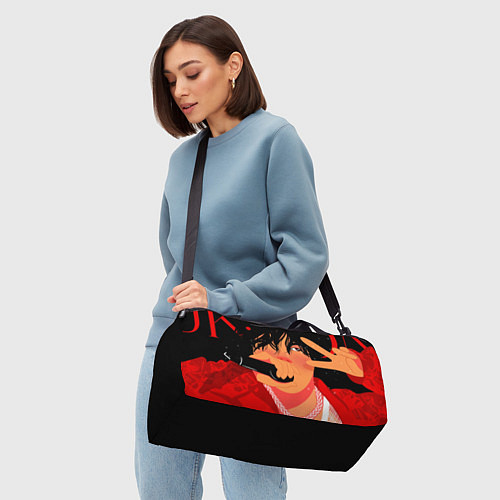 Спортивная сумка BTS JK ON / 3D-принт – фото 4