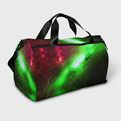 Спортивная сумка Зеленый космос бесконечность