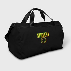 Спортивная сумка Nirvana logo glitch