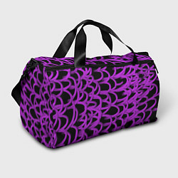 Спортивная сумка Нити из фиолетовой краски