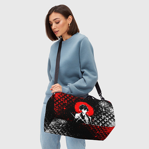 Спортивная сумка Джун Ли - Мрачный геншин / 3D-принт – фото 4