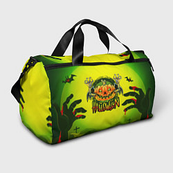 Спортивная сумка Тыква - зомби хэллоуин