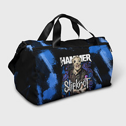 Сумки спортивные Slipknot hammer blue, цвет: 3D-принт