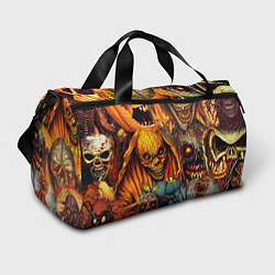 Спортивная сумка Монстры ужасные хэллоуинские