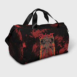 Сумки спортивные Slipknot black and red, цвет: 3D-принт