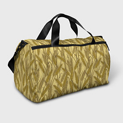 Спортивная сумка Винтажные колоски пшеницы