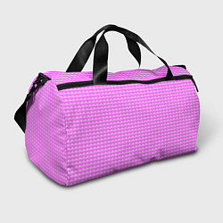 Спортивная сумка Много сердец розовое