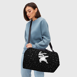 Сумки спортивные Кролик ДЭБ и снегопад, цвет: 3D-принт — фото 2