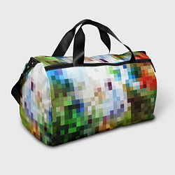 Спортивная сумка Пиксельная абстракция