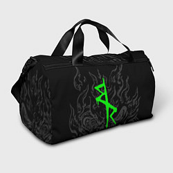 Спортивная сумка Логотип Cyberpunk: Edgerunners - Дэвид