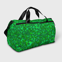 Спортивная сумка Абстрактные зелёные волны - текстура