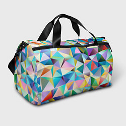 Спортивная сумка Полигональная текстура