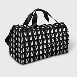 Спортивная сумка Bunny pattern black