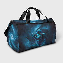 Сумки спортивные An astronaut in blue space, цвет: 3D-принт