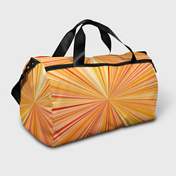 Спортивная сумка Абстрактные лучи оттенков оранжевого