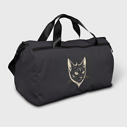Спортивная сумка Арт чёрной кошки