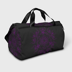 Спортивная сумка Фиолетовый узор
