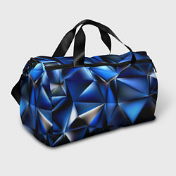 Спортивная сумка Polygon blue abstract