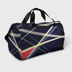 Спортивная сумка Полосатая абстракция