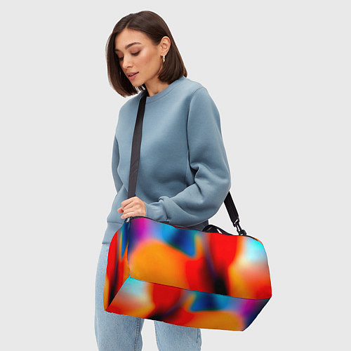 Спортивная сумка Градиент разноцветный / 3D-принт – фото 4